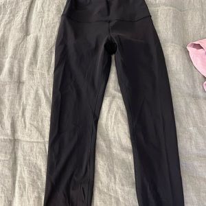 LULU Black Leggings size 6